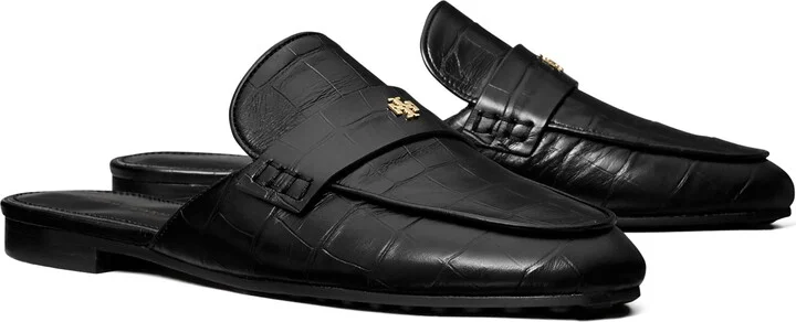 Croc Embossed Mule