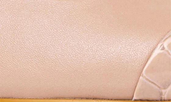 Croc Embossed Toe Slingback Pump - Image 7