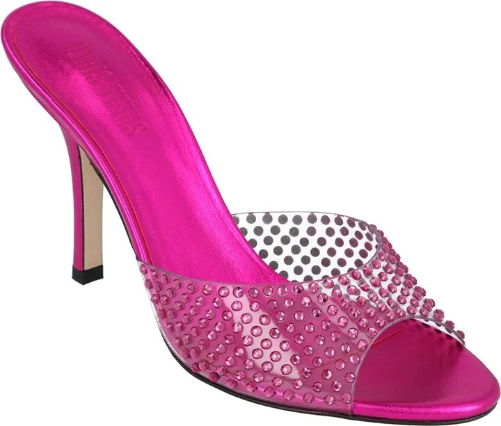 Croc Leather Sandal