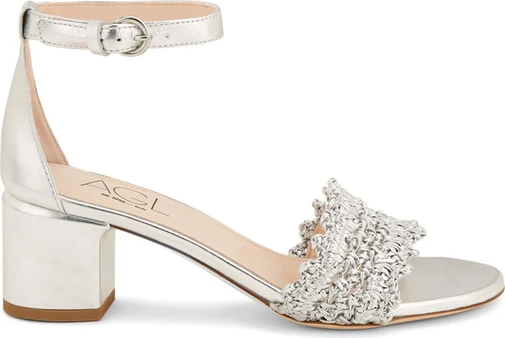 Crochet Block Heel Sandal - Image 3