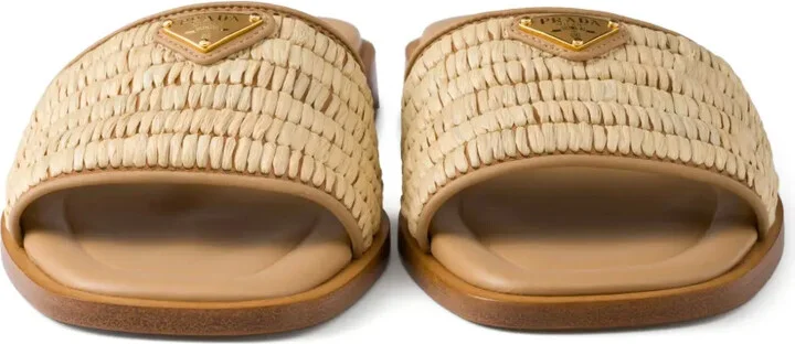 Crochet-Detail Leather Sandals - Image 5