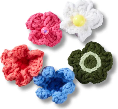 Crochet Floral Mix 5 Pack