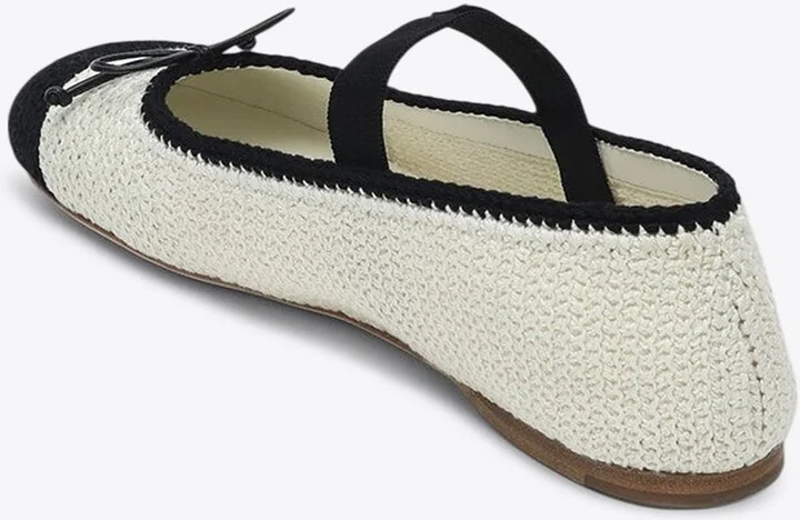 Crochet Knit Ballet Flats - Image 2
