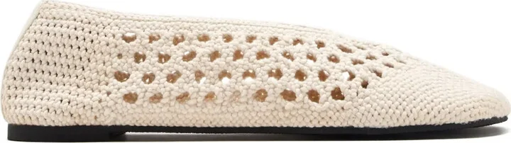 Crochet-Knit Ballet Shoes