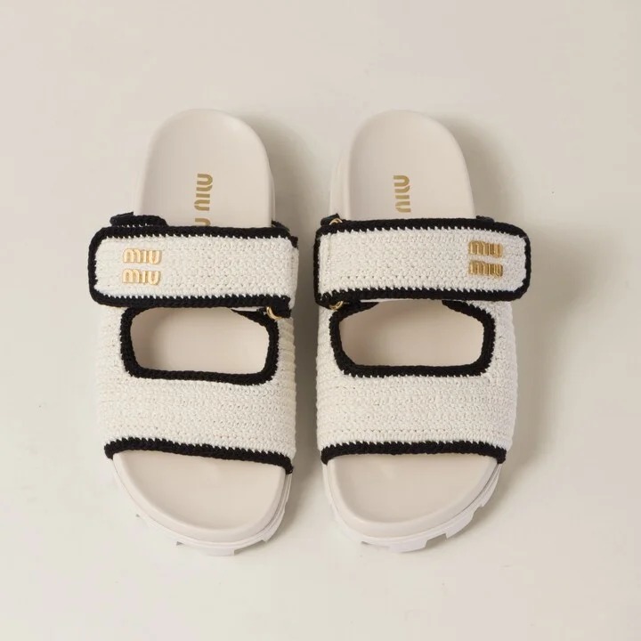 Crochet knit slides - Image 4