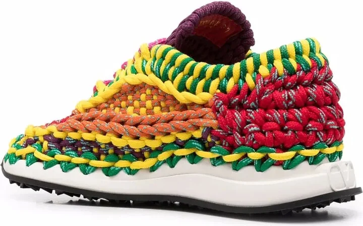 Crochet Low-Top Sneakers - Image 3