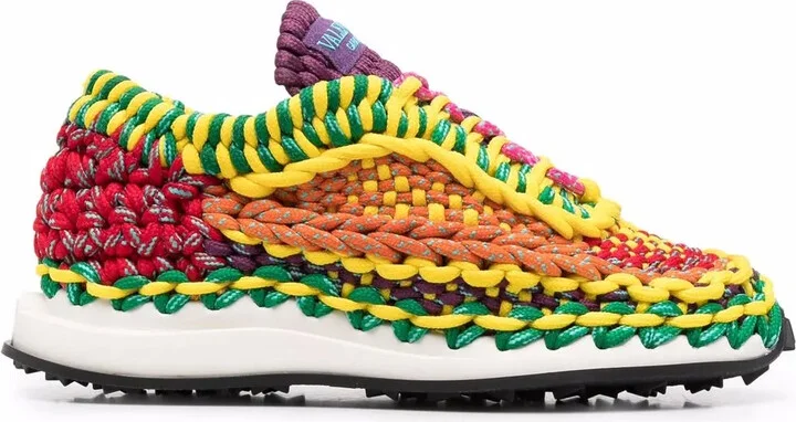Crochet Low-Top Sneakers
