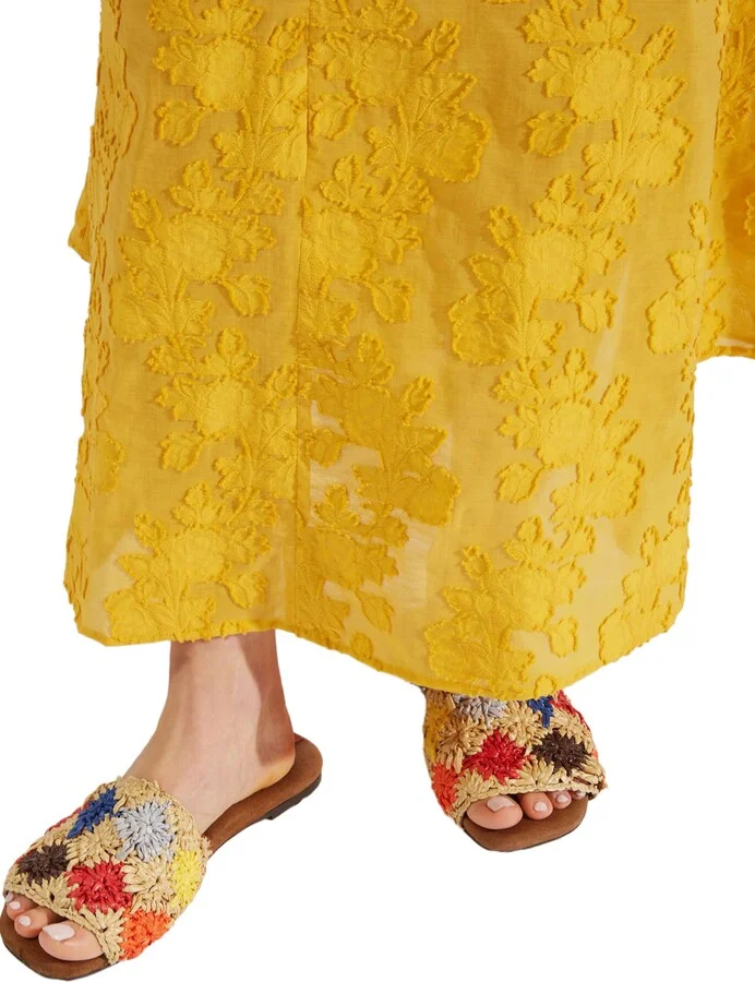 Crochet Sandal Solid Grey - Image 3