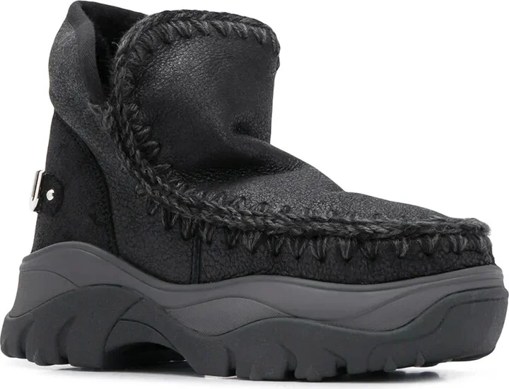 Crochet Stitch-Trim Chunky Sneakers - Image 2