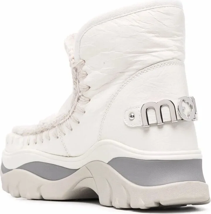 Crochet Stitch-Trim Chunky Sneakers - Image 3