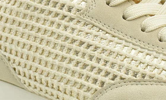 Crochet Trim Metallic Low Top Sneaker - Image 6