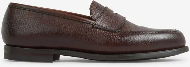 Crockett & Jones Grained Leather Loafers