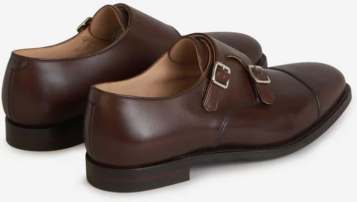 Crockett & Jones Monkstrap Lowndes Buckle Shoes - Image 3
