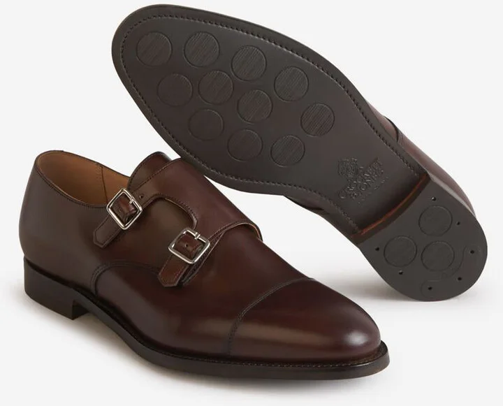 Crockett & Jones Monkstrap Lowndes Buckle Shoes - Image 4