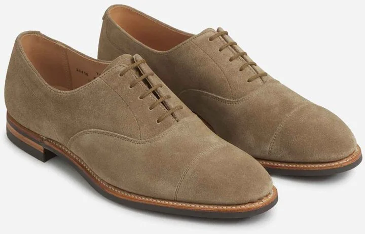Crockett & Jones Suede Oxford Shoes - Image 2