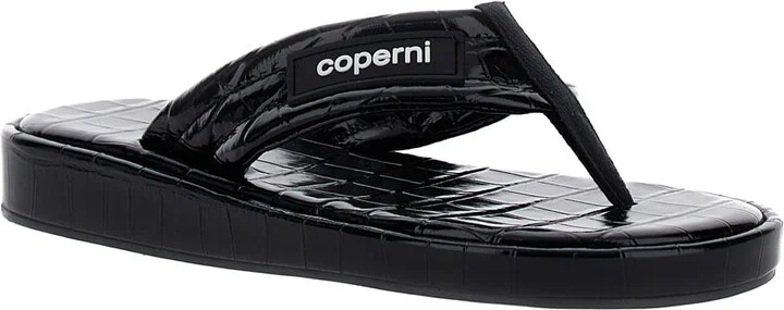 Croco Branded Flip Flop - Image 2