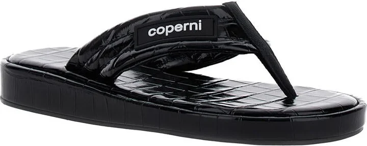 Croco Branded Flip Flop - Image 2