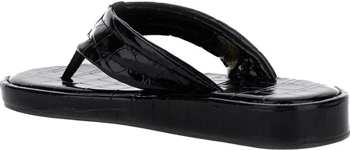 Croco Branded Flip Flop - Image 3