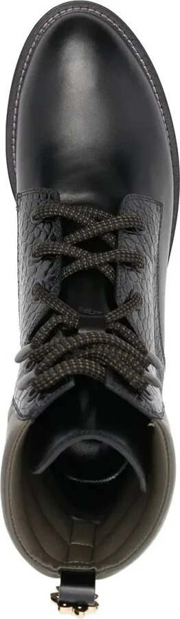 Croco-Embossed Panel Boots - Image 4