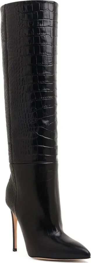 Crocodile-Effect 105mm Knee-Length Boots - Image 2