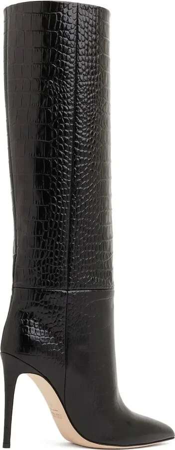 Crocodile-Effect 105mm Knee-Length Boots - Image 3