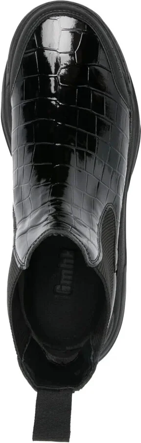 crocodile-effect Chelsea boots - Image 4
