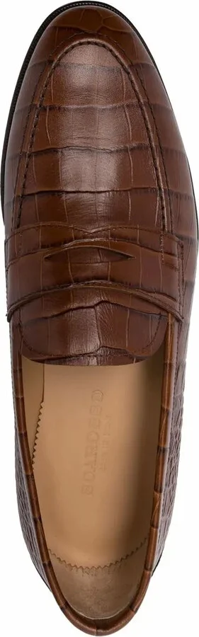 Crocodile Effect Loafers - Image 4