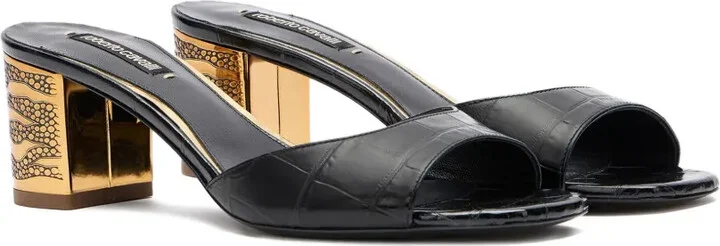 Crocodile-Effect Mules - Image 2