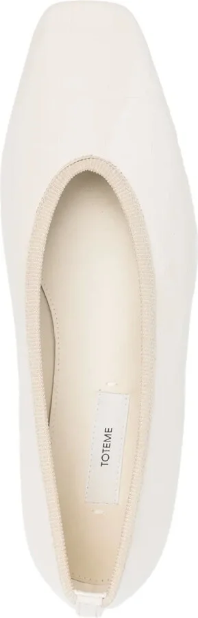 Crocodile-Embossed Ballet Flats - Image 4
