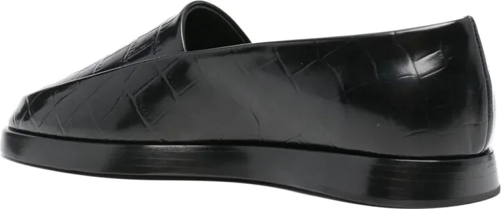 Crocodile-Embossed Loafers - Image 3