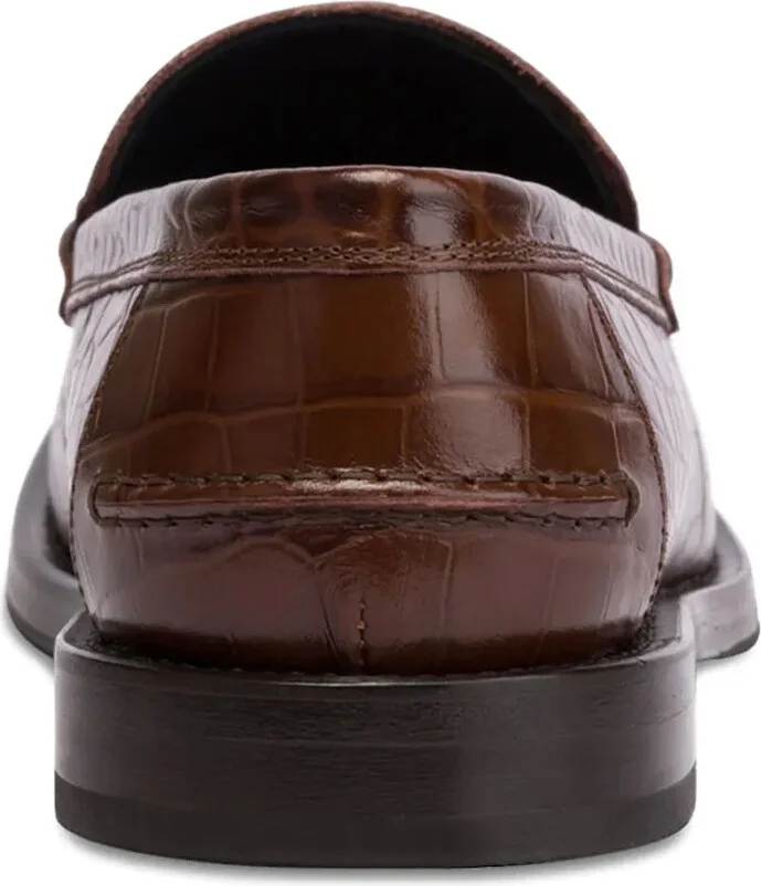 Crocodile-Embossed Loafers - Image 3