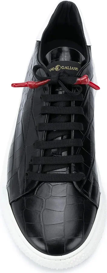 crocodile-embossed Nemesis sneakers - Image 4