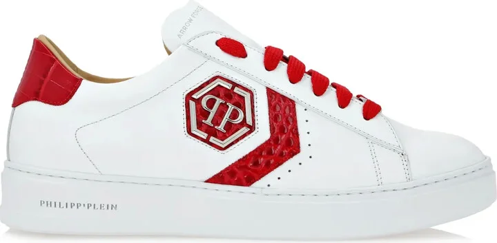 Crocodile-Print Sneakers