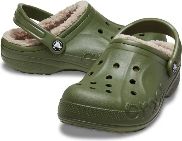 Crocs Adult Baya Lined Clogs, Chai/Multi, W8/M6 - Image 3