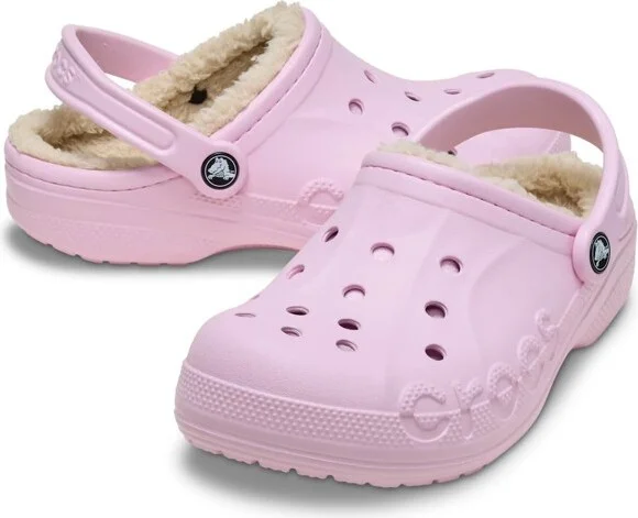 Crocs Adult Baya Lined Clogs, Chai/Multi, W8/M6 - Image 4