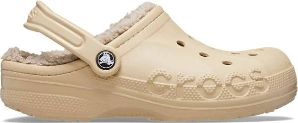 Crocs Adult Baya Lined Clogs, Chai/Multi, W8/M6