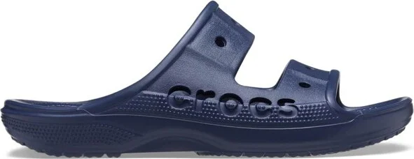 Crocs Adult Baya Two-Stap Slide Sandals, Navy, W8/M6