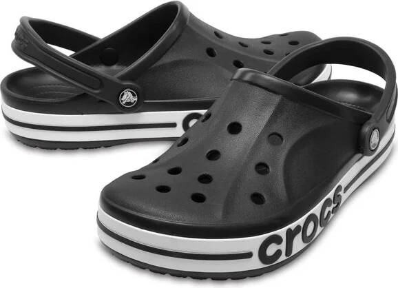 Crocs Adult Bayaband Clogs, White/Navy, M13 - Image 6