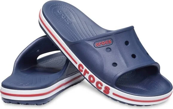 Crocs Adult Bayaband Slide Sandals, Slate Grey, W11/M9 - Image 3