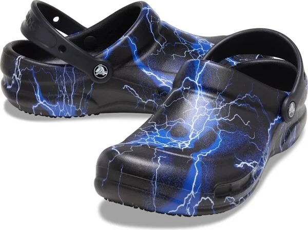 Crocs Adult Bistro Clogs Slip Resistant Work Shoes, Black, W12/M10 - Image 3