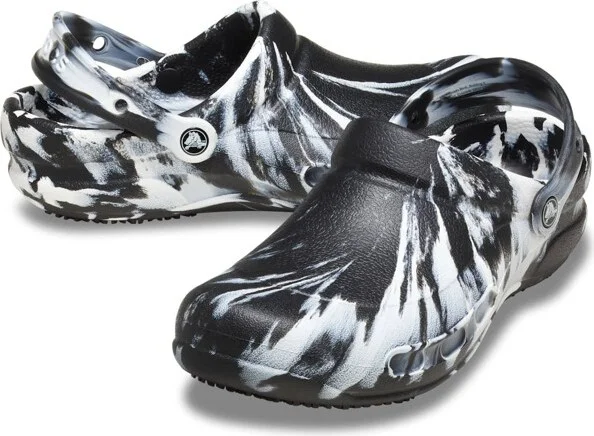 Crocs Adult Bistro Clogs Slip Resistant Work Shoes, Black, W12/M10 - Image 5