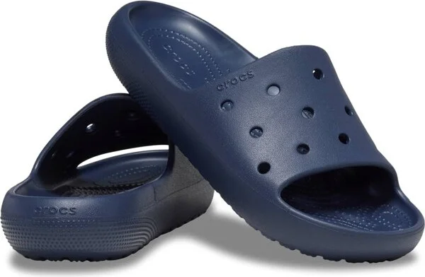 Crocs Adult Classic Slides 2.0, Black, W9/M7 - Image 3
