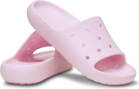 Crocs Adult Classic Slides 2.0, Black, W9/M7 - Image 4