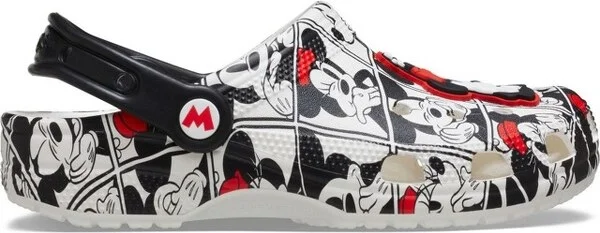 Crocs Adult Disney Mickey & Friends Classic Clogs, Multi, W11/M9 - Image 2