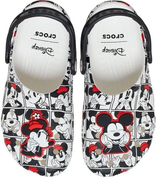 Crocs Adult Disney Mickey & Friends Classic Clogs, Multi, W11/M9