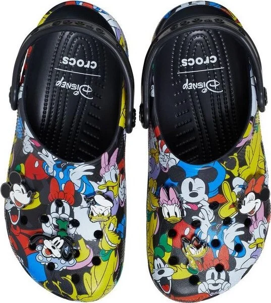 Crocs Adult Disney Mickey & Friends Classic Clogs, Multi, W8/M6
