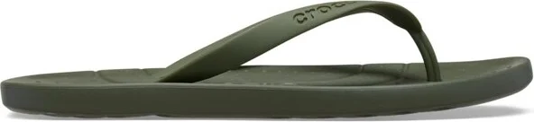 Crocs Adult Flip Flop Summer Sandals, Army Green, W8/M6