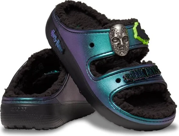 Crocs Adult Harry Potter Dark Arts Cozzzy Slippers, Black, M12 - Image 2