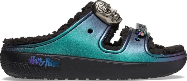 Crocs Adult Harry Potter Dark Arts Cozzzy Slippers, Black, M12