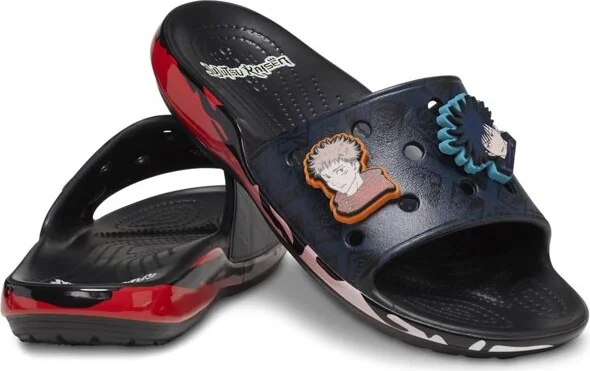 Crocs Adult Jujutsu Kaisen Classic Slides, Black, W6/M4 - Image 2